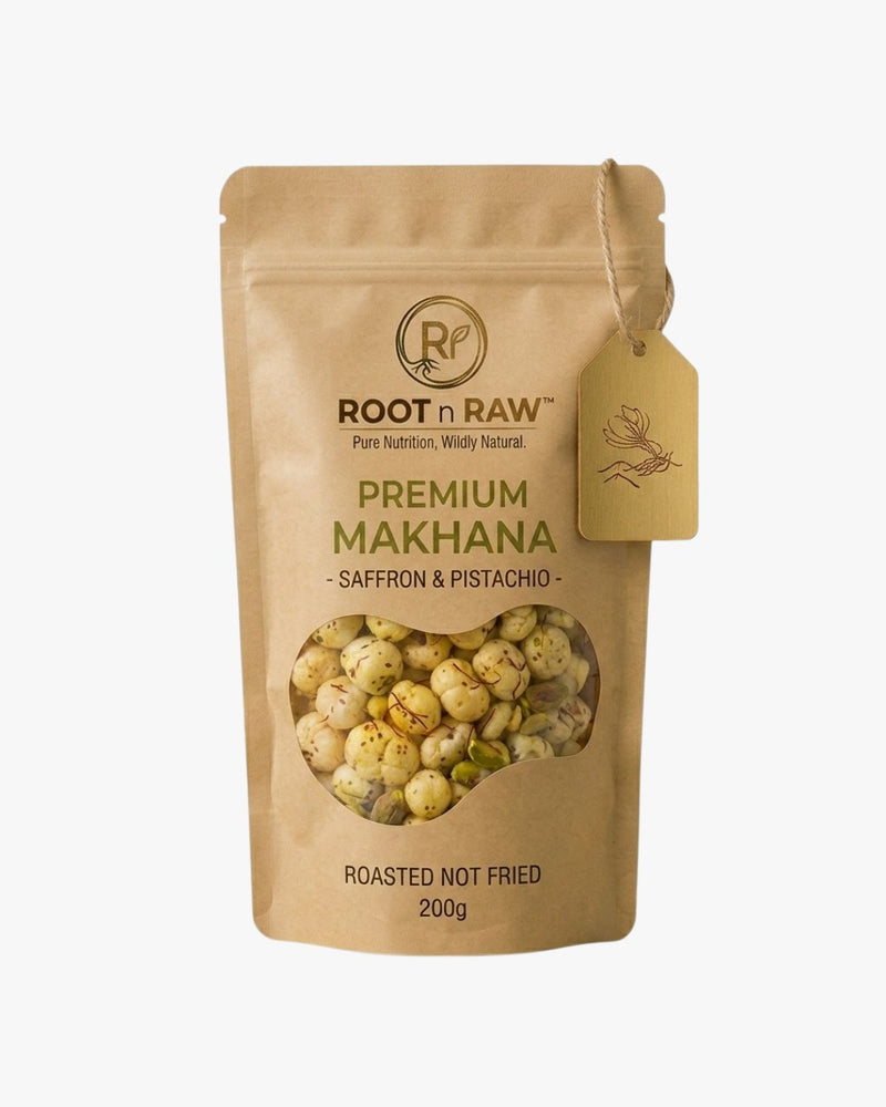 Premium Makhana|Saffron and Pistachio